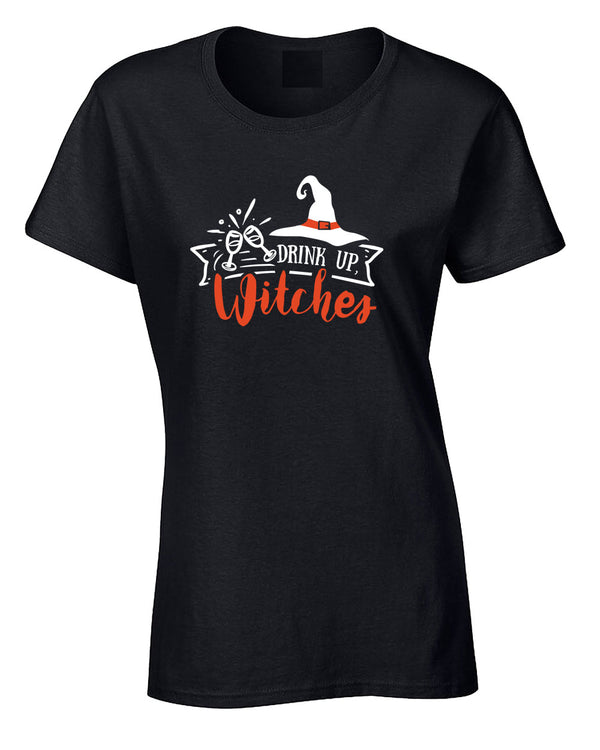 drink up witches t-shirt women Halloween t-shirt - Fivestartees