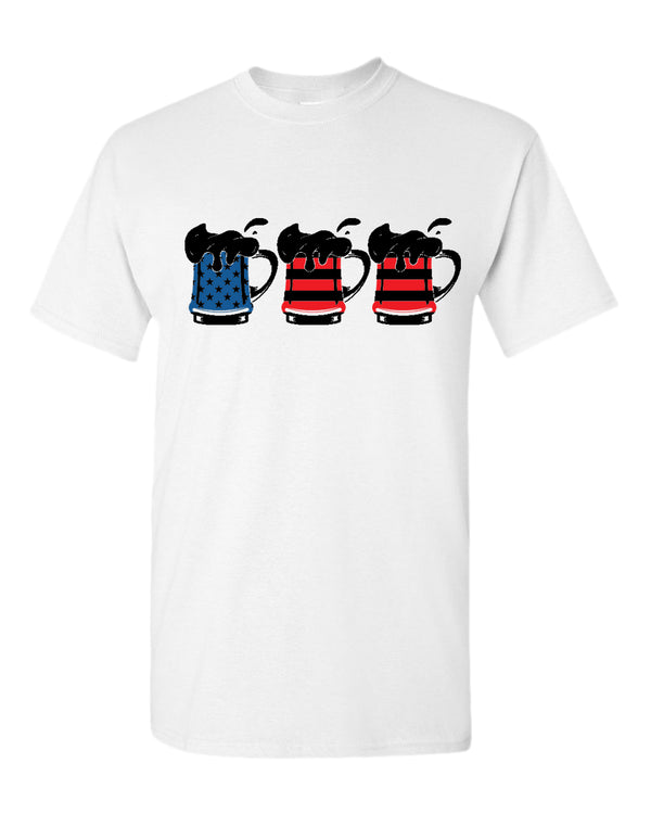 American pride beer mug t-shirt - Fivestartees