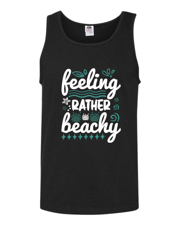 Feeling rather beachy tank top, summer tank top, beach party tank top - Fivestartees