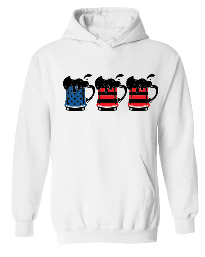 American pride beer mug hoodie - Fivestartees
