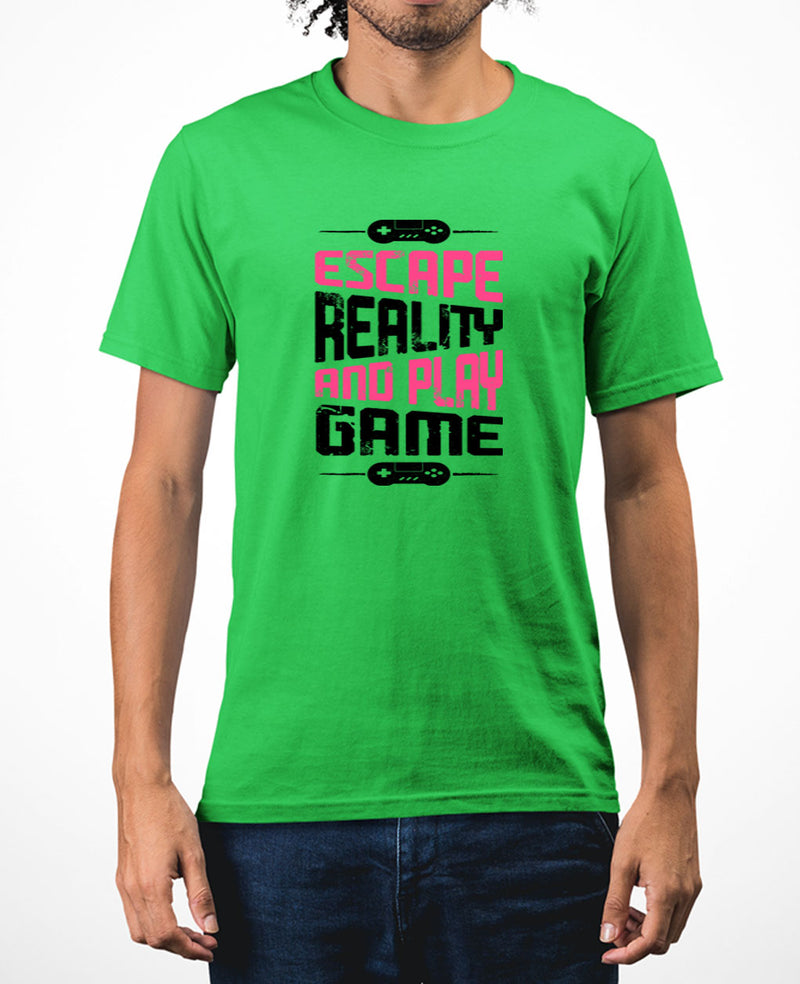 Escape reality and play game t-shirt funny gaming t-shirt - Fivestartees
