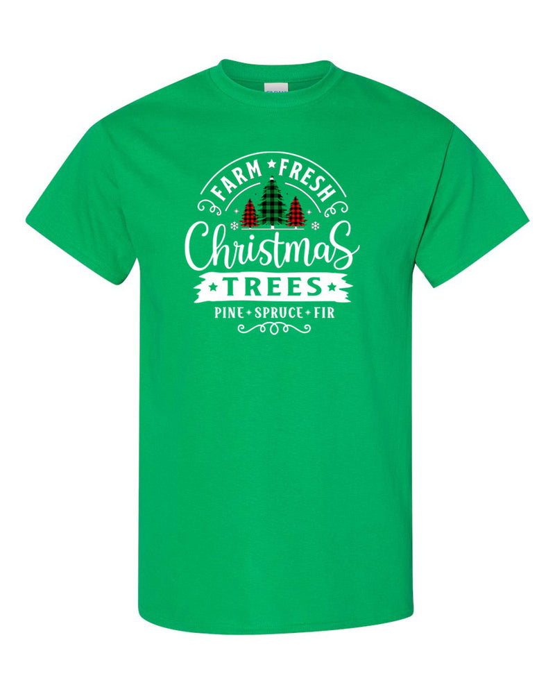Farm Fresh Christmas Trees T-shirt, Christmas Holiday T-shirt - Fivestartees