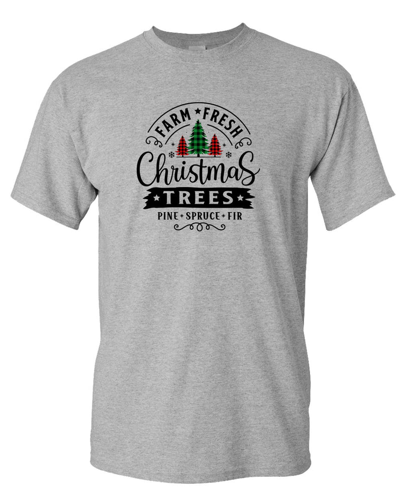 Farm Fresh Christmas Trees T-shirt, Christmas Holiday T-shirt - Fivestartees
