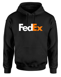FedEx  Hoodie postal FedEx white orange Logo Hoodie - Fivestartees