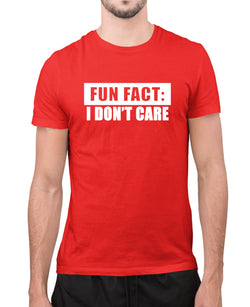 Fun fact i don't c*re t-shirt, sarcasm t-shirt - Fivestartees