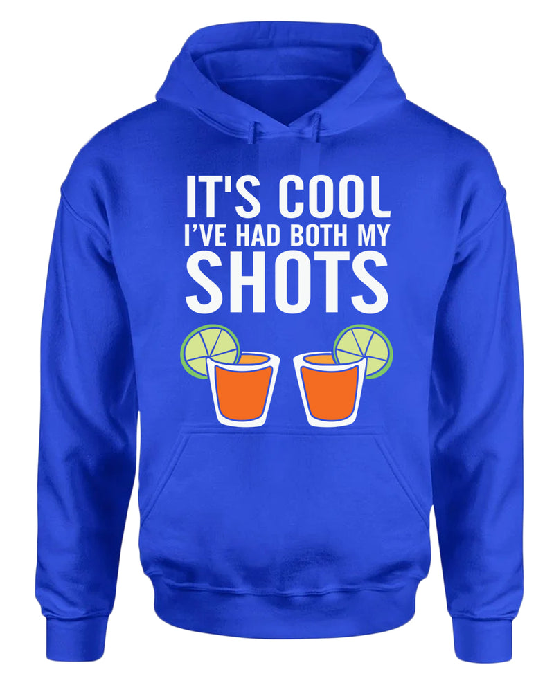 It's cool i've had both my shots hoodie, beer hoodie - Fivestartees
