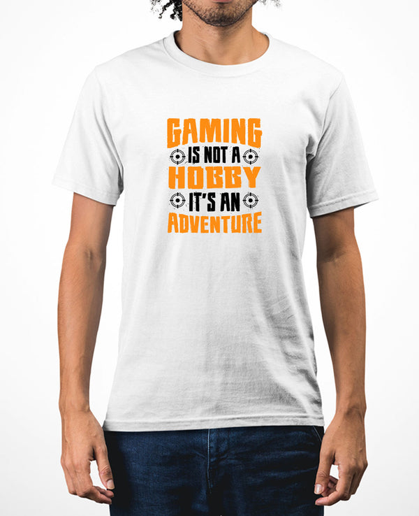 Gaming is not hobby it's an adventure funny geek t-shirt video game tee - Fivestartees