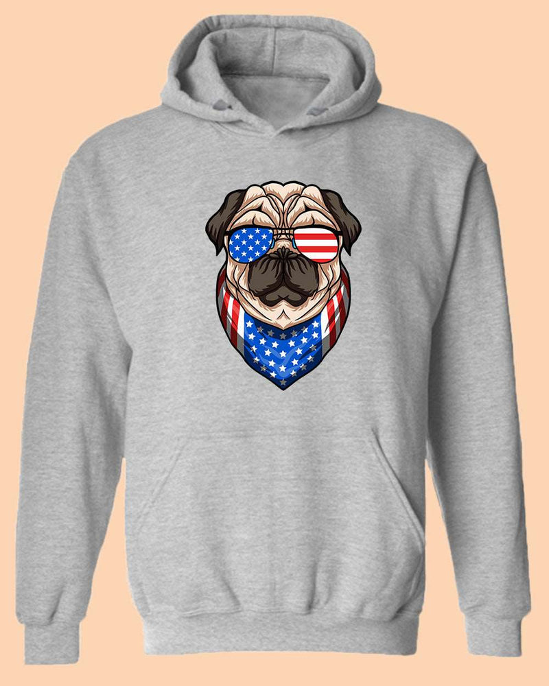 American hoodie USA Flag with Dog hoodie - Fivestartees