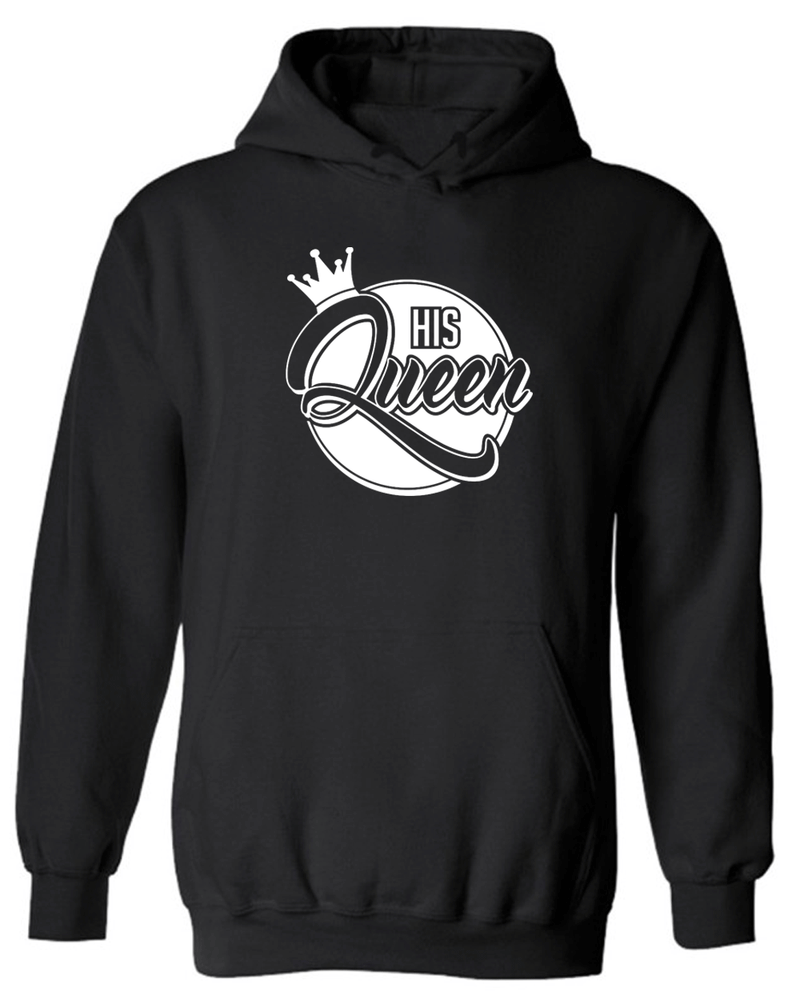 His Queen Her King Hoodie, Valentine day Hoodie couple t-shirt love Hoodie - Fivestartees