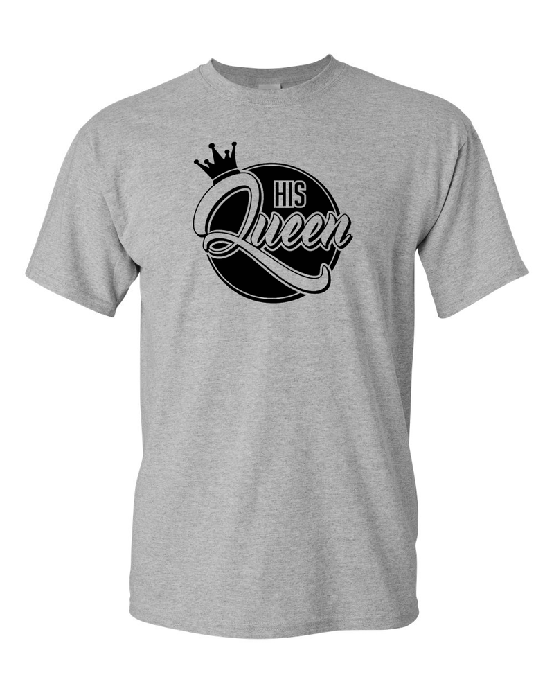 His Queen Her King T-shirt, Valentine day t-shirt couple t-shirt love tees. - Fivestartees