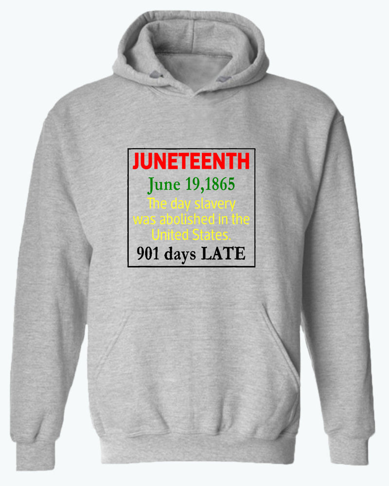 The day slavery was abolished in USA hoodie, juneteenth hoodies - Fivestartees