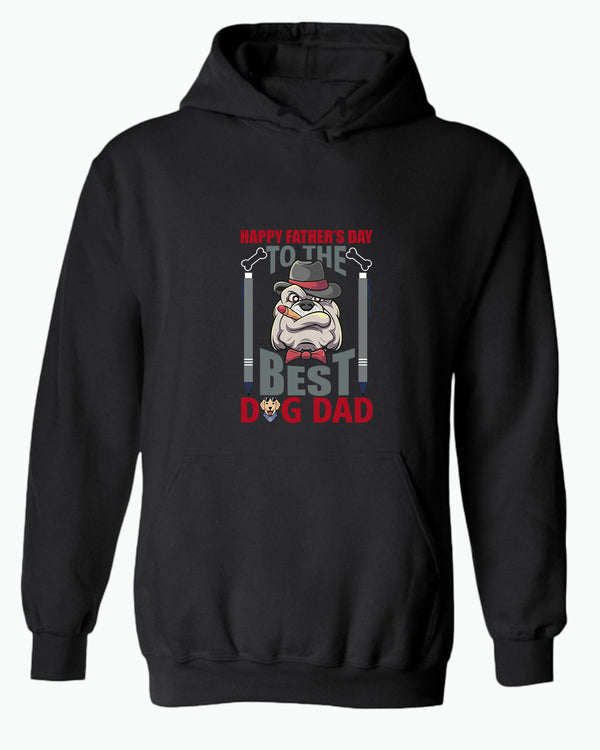 Happy father's day to the best dog dad hoodie daddy dog hoodie - Fivestartees