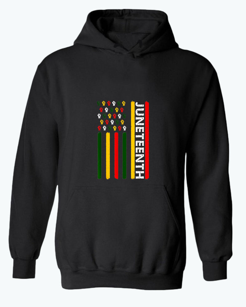 Black power juneteenth thoodie - Fivestartees