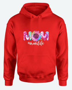 Mom Life flowery design hoodie - Fivestartees