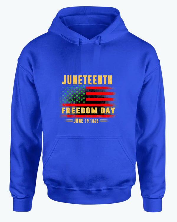 Freedom day june 19 1865 hoodie juneteenth hoodies - Fivestartees