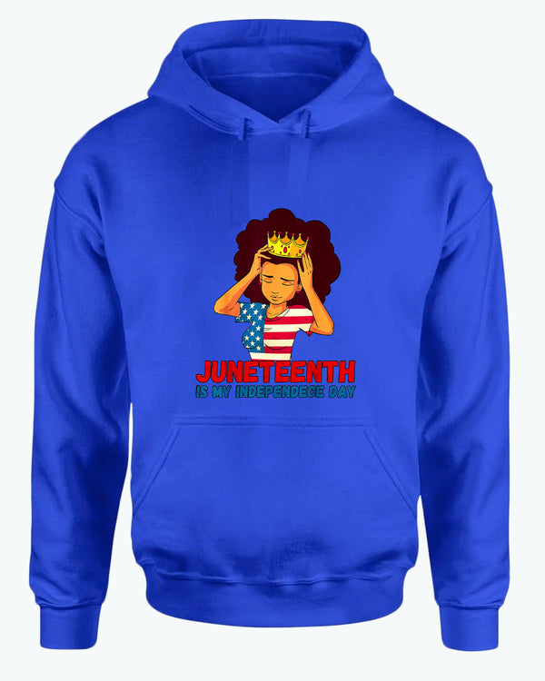 Juneteenth is my independence day women hoodie - Fivestartees