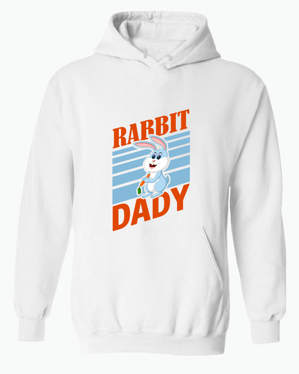 Rabbit dady hoodie, funny tees, daddy hoodie - Fivestartees