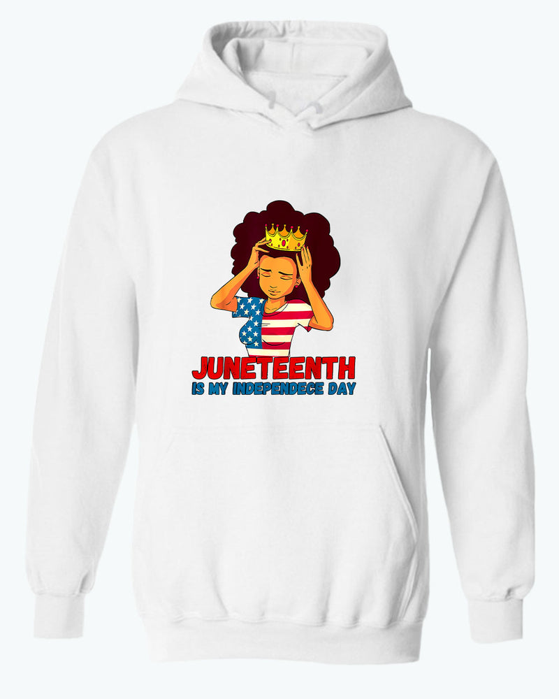 Juneteenth is my independence day women hoodie - Fivestartees