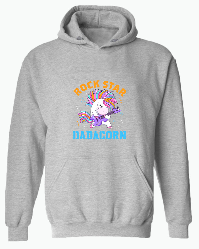 Rockstar dadacorn hoodie, dad of girl hoodie - Fivestartees