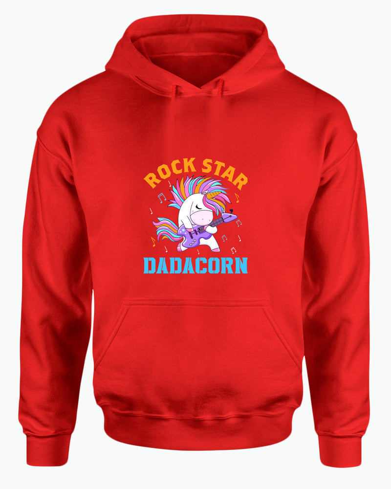 Rockstar dadacorn hoodie, dad of girl hoodie - Fivestartees
