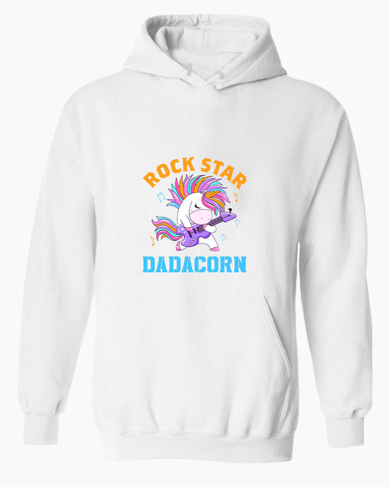 Rockstar dadacorn hoodie, dad of girl hoodie - Fivestartees