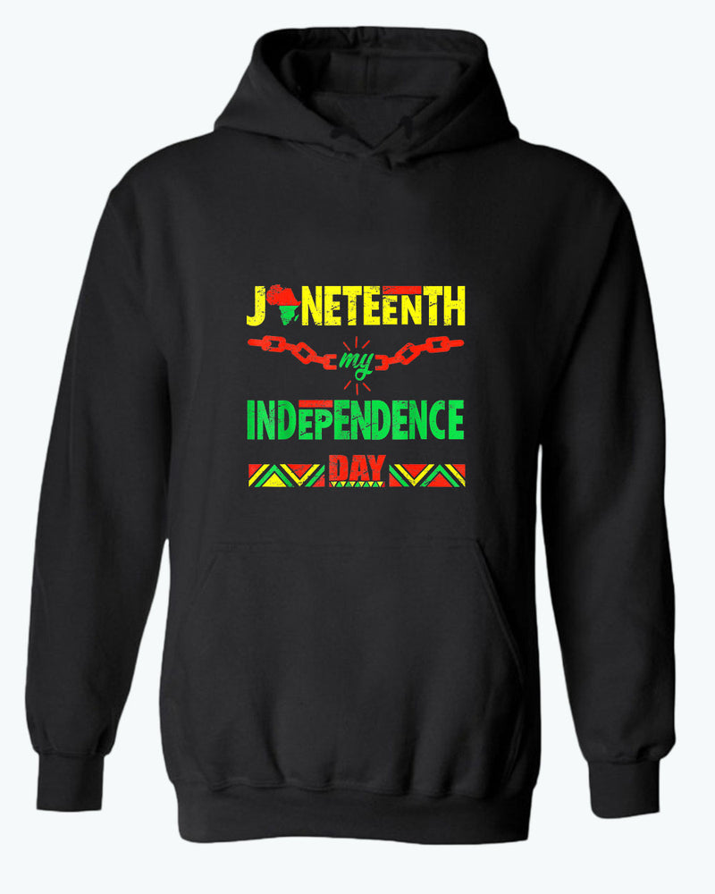 Juneteenth my independence day hoodie - Fivestartees