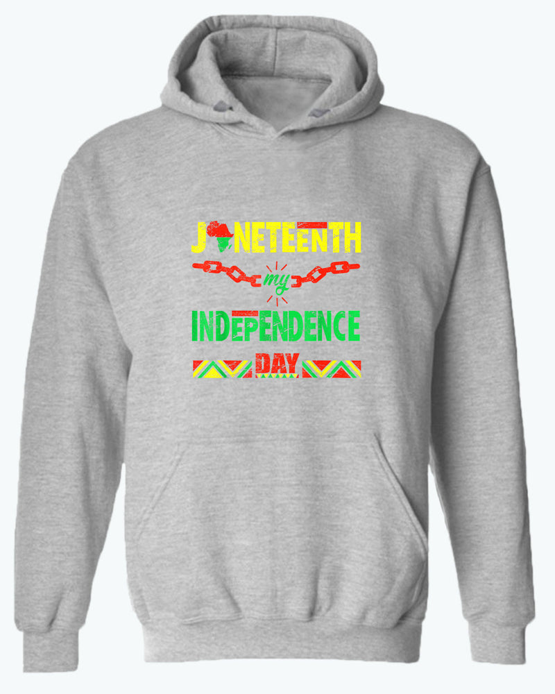 Juneteenth my independence day hoodie - Fivestartees