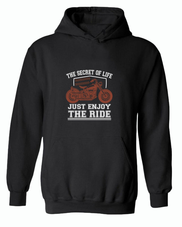 The secret of life, just enjoy the ride hoodie - Fivestartees