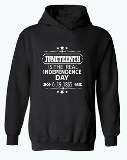 Juneteenth is the real independence day hoodie - Fivestartees