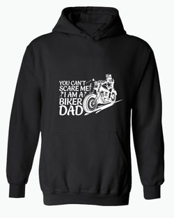 You can't scare me, i'm a biker dad hoodie, biker hoodie - Fivestartees