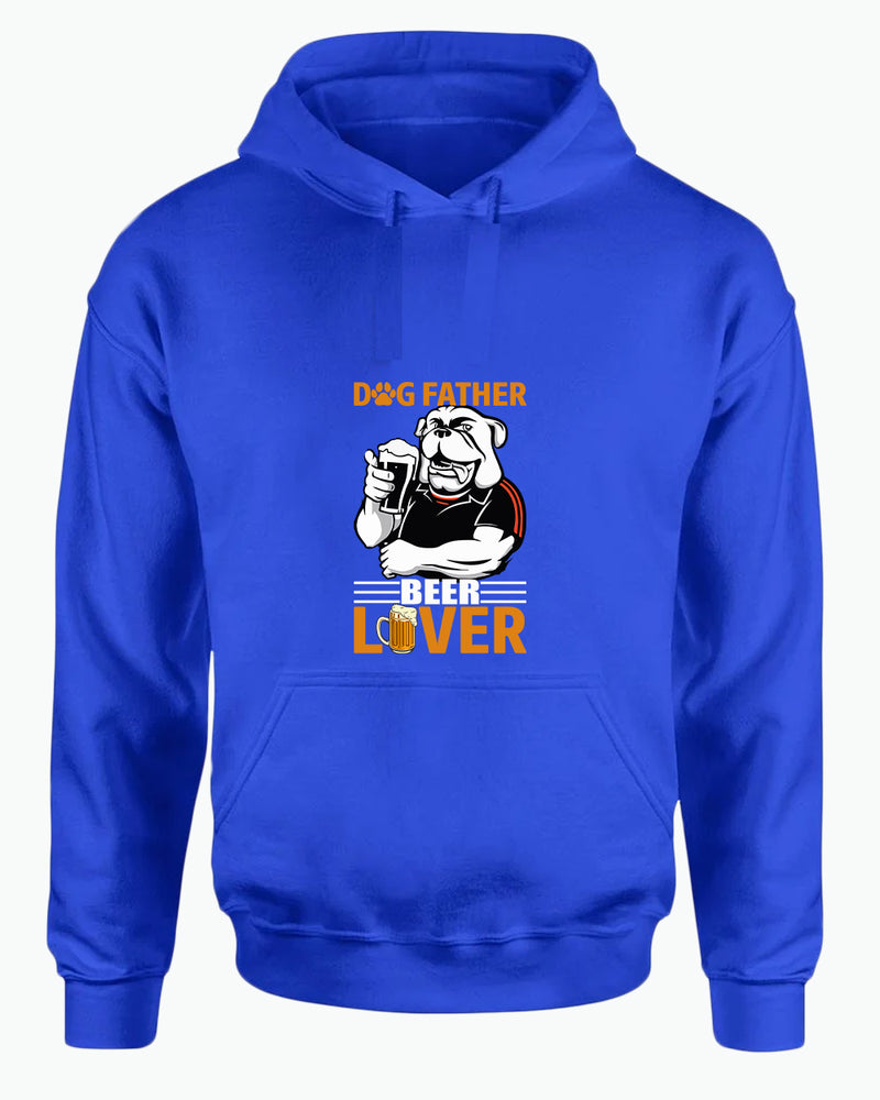 Dog father beer lover hoodie, daddy hoodie papa hoodies - Fivestartees