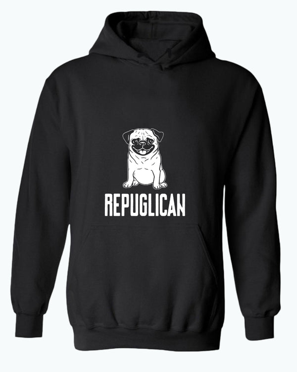Repuglican hoodie, pug life hoodie dog lover hoodies - Fivestartees