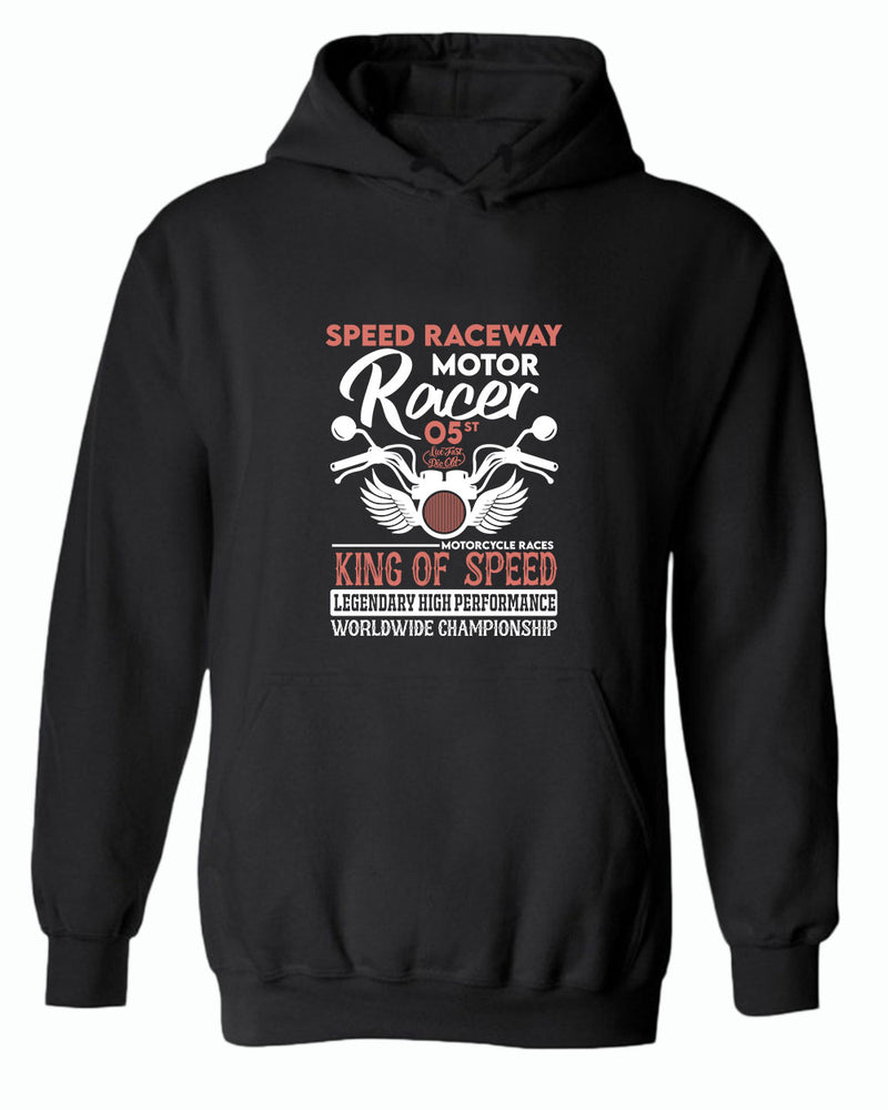 Speed raceway motor racer motorcycle hoodie - Fivestartees