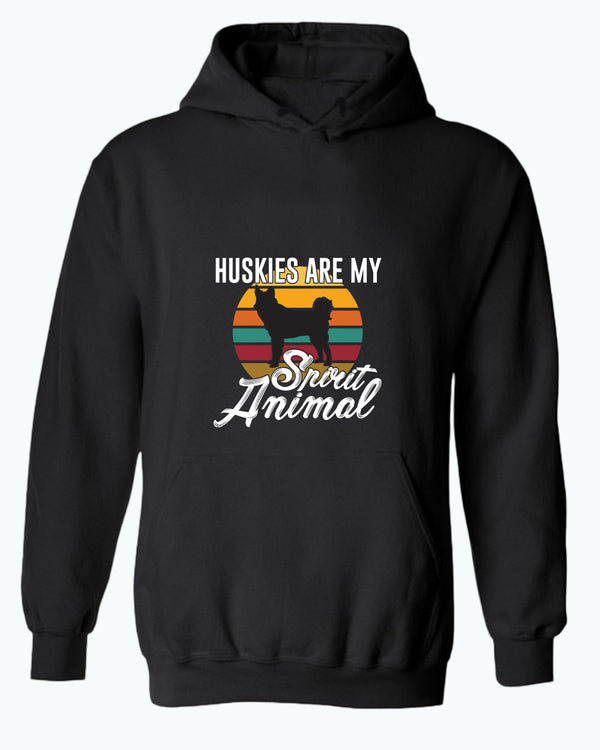 Huskies are my spirit animal hoodie, husky lover hoodies - Fivestartees