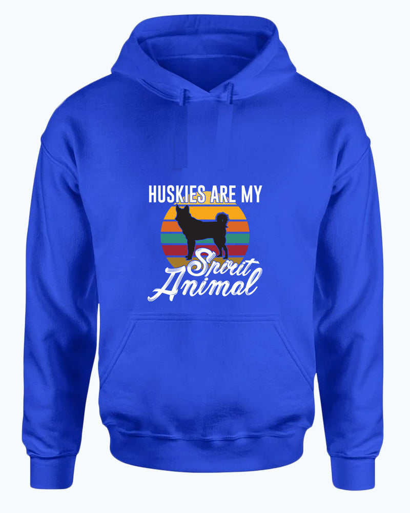 Huskies are my spirit animal hoodie, husky lover hoodies - Fivestartees