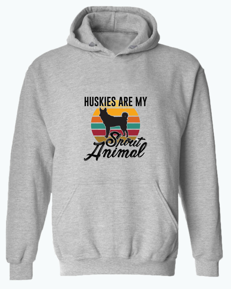 Huskies are my spirit animal hoodie, husky lover hoodies - Fivestartees