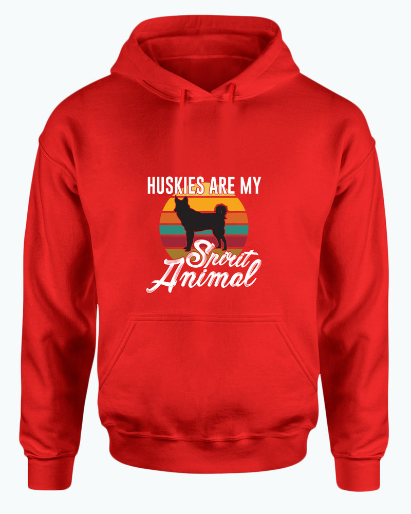Huskies are my spirit animal hoodie, husky lover hoodies - Fivestartees