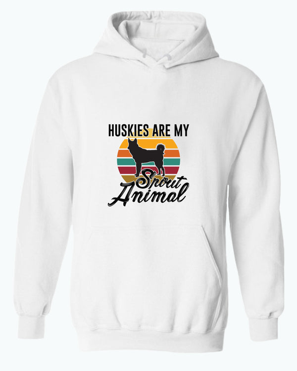 Huskies are my spirit animal hoodie, husky lover hoodies - Fivestartees