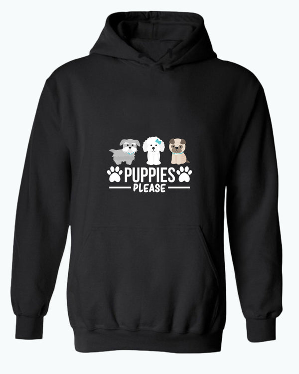 Puppies Please hoodie, Dog lover hoodies - Fivestartees