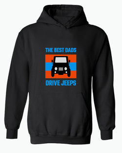 The best dads drive jeeps hoodie. funny dad hoodie - Fivestartees