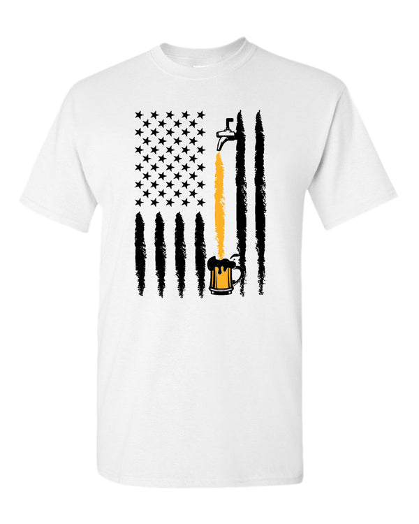 American flag beer t-shirt - Fivestartees