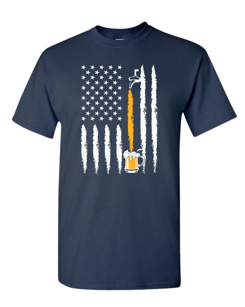 American flag beer t-shirt - Fivestartees