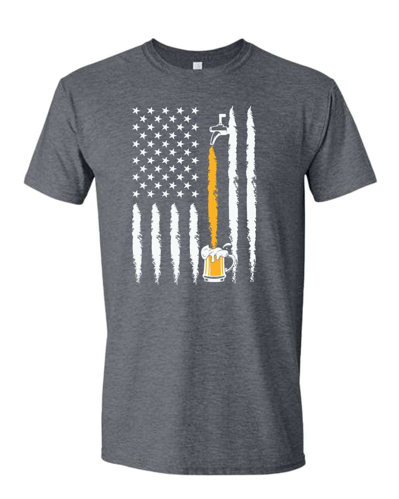 American flag beer t-shirt - Fivestartees