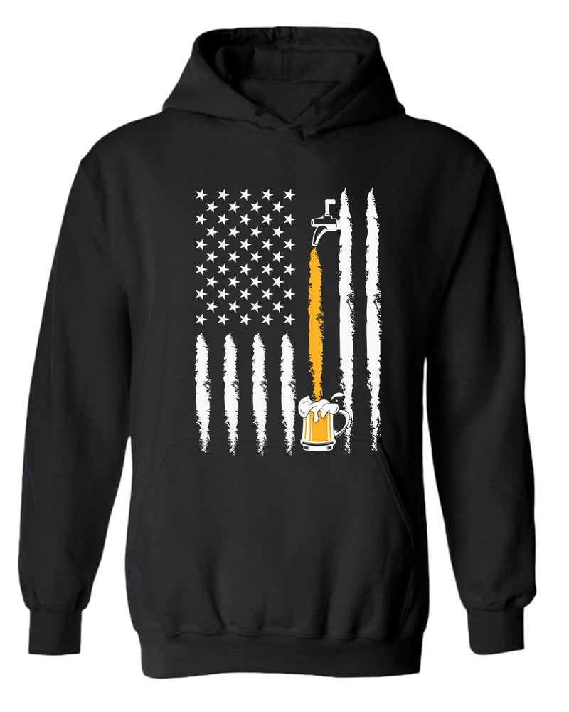 American flag beer hoodie - Fivestartees