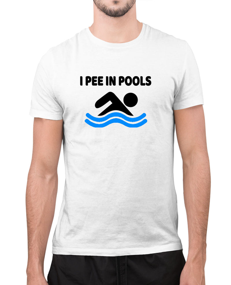 I pee in pools t-shirt, funny novelty t-shirt - Fivestartees