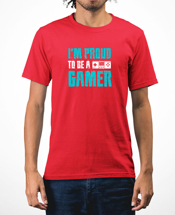 I'm proud to be a gamer t-shirt funny video game t-shirt - Fivestartees