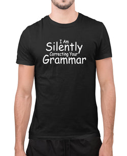 I'm silenty correcting your grammar, funny teacher t-shirt - Fivestartees
