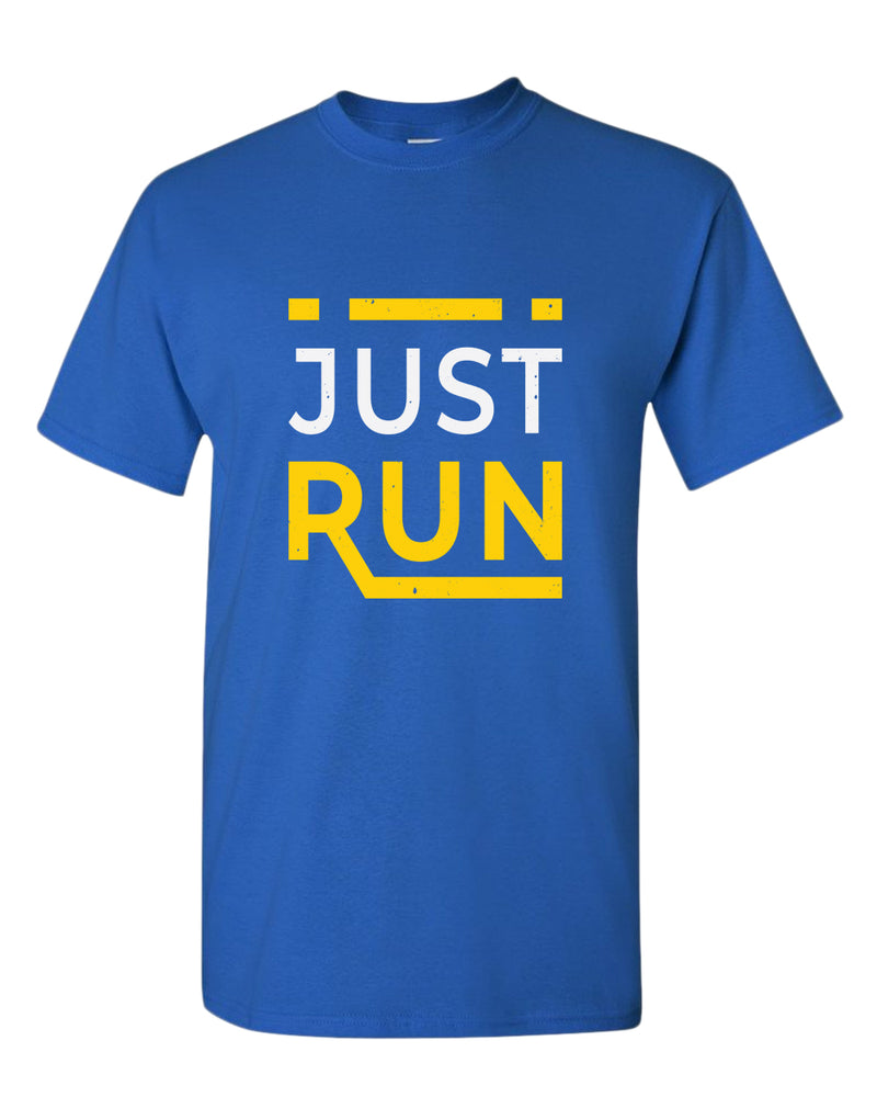 Just run t-shirt, motivational t-shirt, inspirational tees, casual tees - Fivestartees