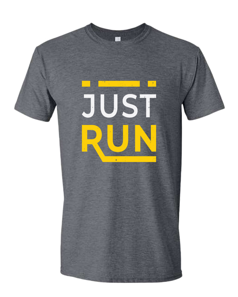 Just run t-shirt, motivational t-shirt, inspirational tees, casual tees - Fivestartees