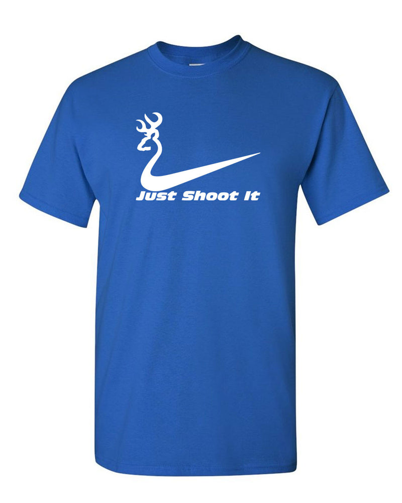Just Shoot it Funny Deer Hunting T shirt - Fivestartees